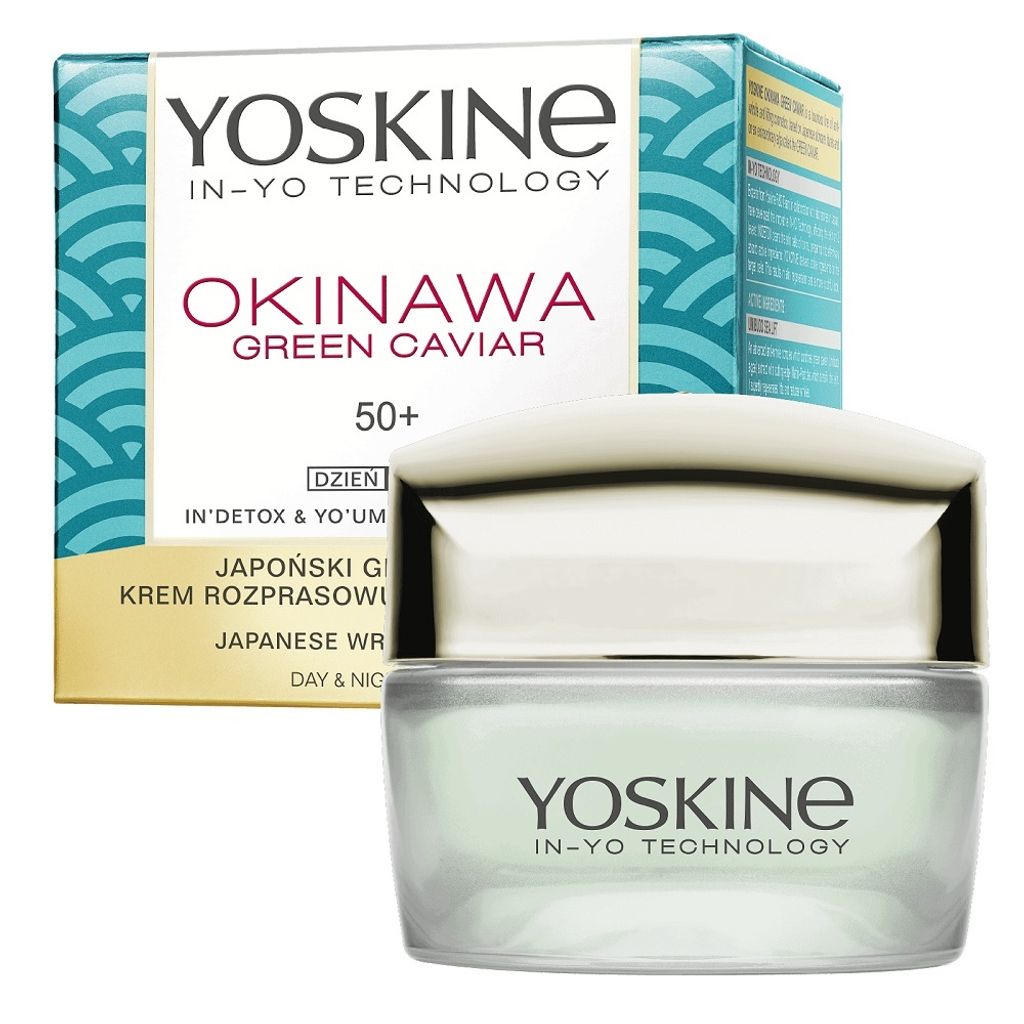 YOSKINE Okinawa Green Caviar 50+ Japanische glow-lifting Tages- & Nachtcreme 50ml