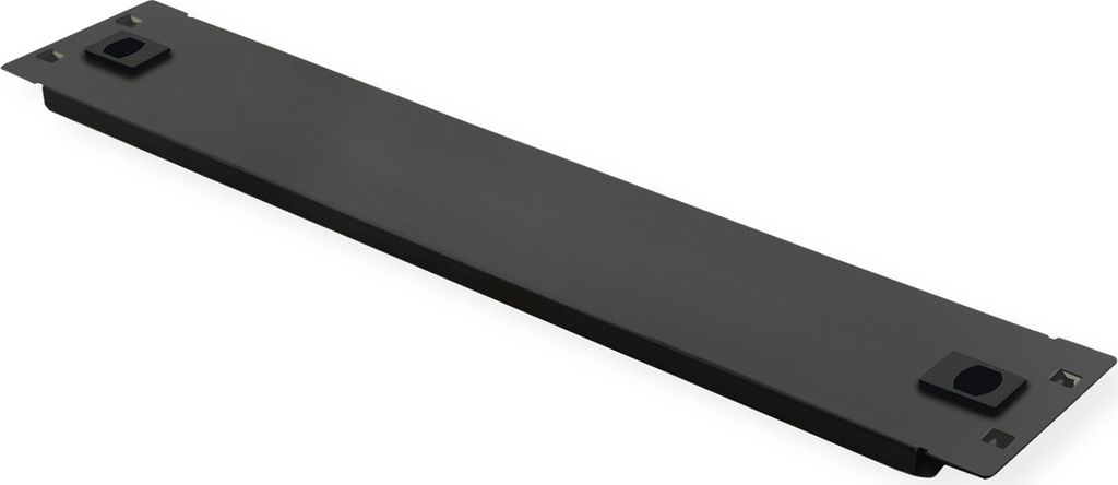 ROLINE 19-Zoll-Blindplatte Snap-in, 2 HE, schwarz