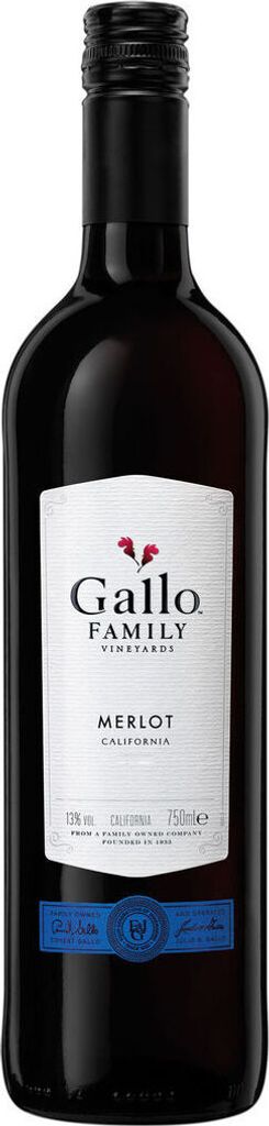 Gallo Family Merlot halbtrocken | 13 % vol | 0,75 l Produktbild 