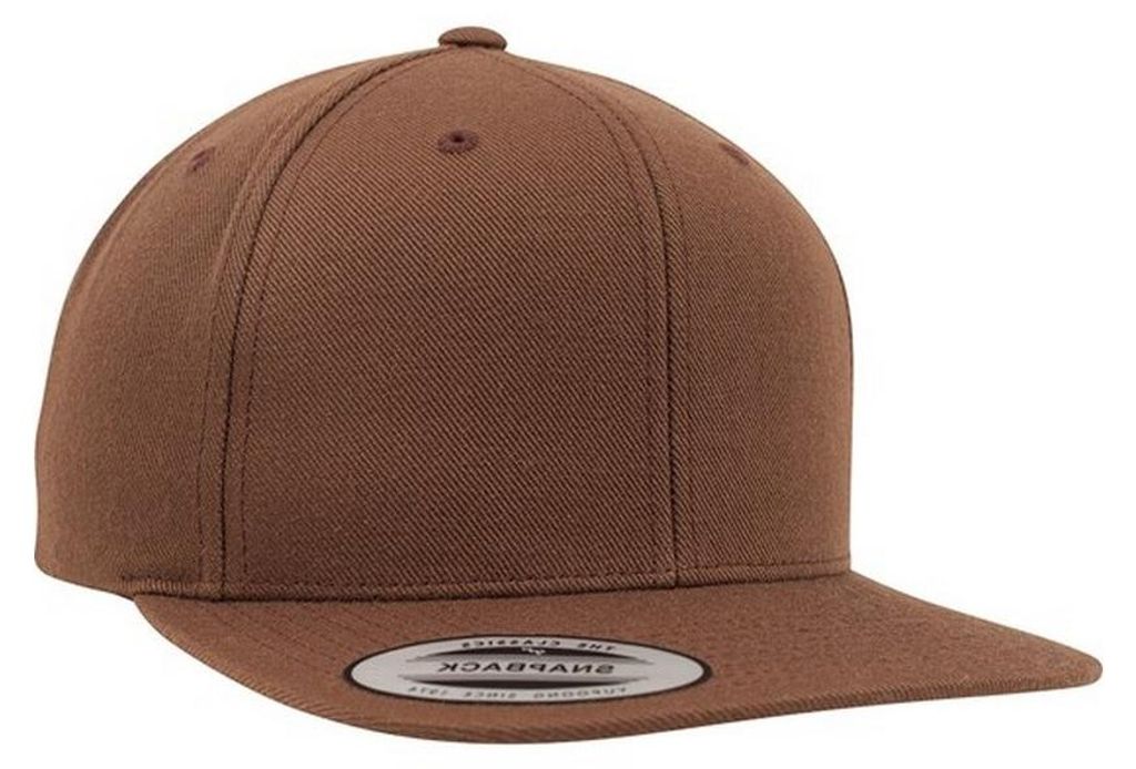 Yupoong - "Classic" Snapback Mütze FK1839 (Einheitsgröße) (Hellbraun)