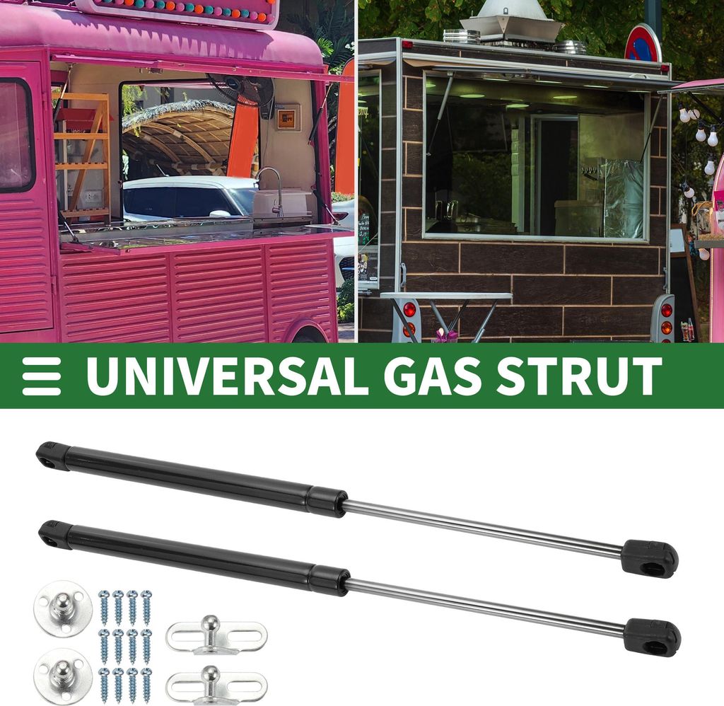 Universal Lift Supports Struts Gas Spring 17inch/430mm 45lb/200N/20kg Schwarz für Auto Deckel Boot Luke Dachfenster Deckel Unter Bett Hebe Werkzeu...