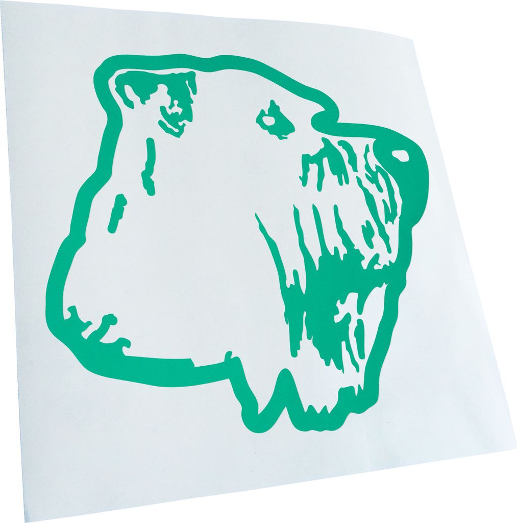 Kiwistar - Autoaufkleber - Soft Coated Wheaten Terrier - Türkis - 40x36cm - Aufkleber für Auto, Laptop, Fahrrad, LKW, Motorrad Mehrfarbig JDM Dec...