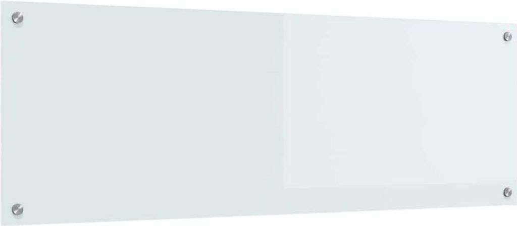 vidaXL Küchenrückwand Weiß 120 x 40 cm Gehärtetes Glas Produktbild 