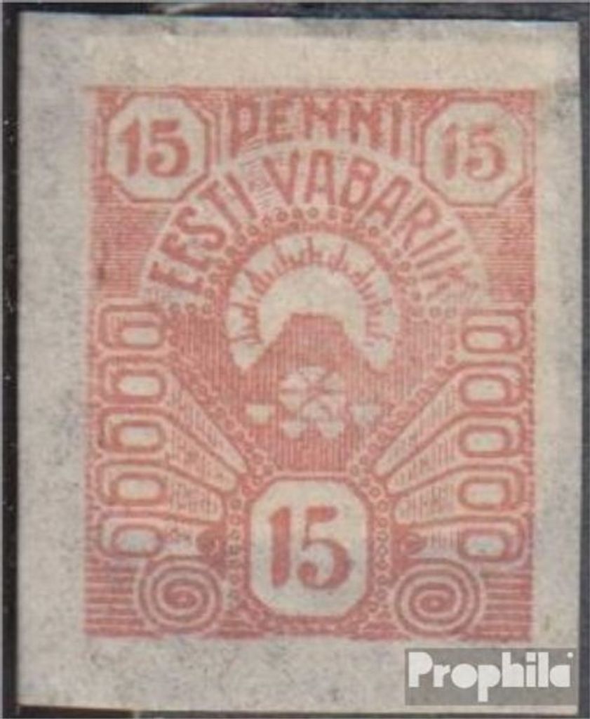 Briefmarken Estland 1919 Mi 9 postfrisch Symbole