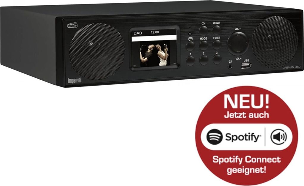 imperiální internetové rádio DABMANN i450 černé Obrázek produktu 21