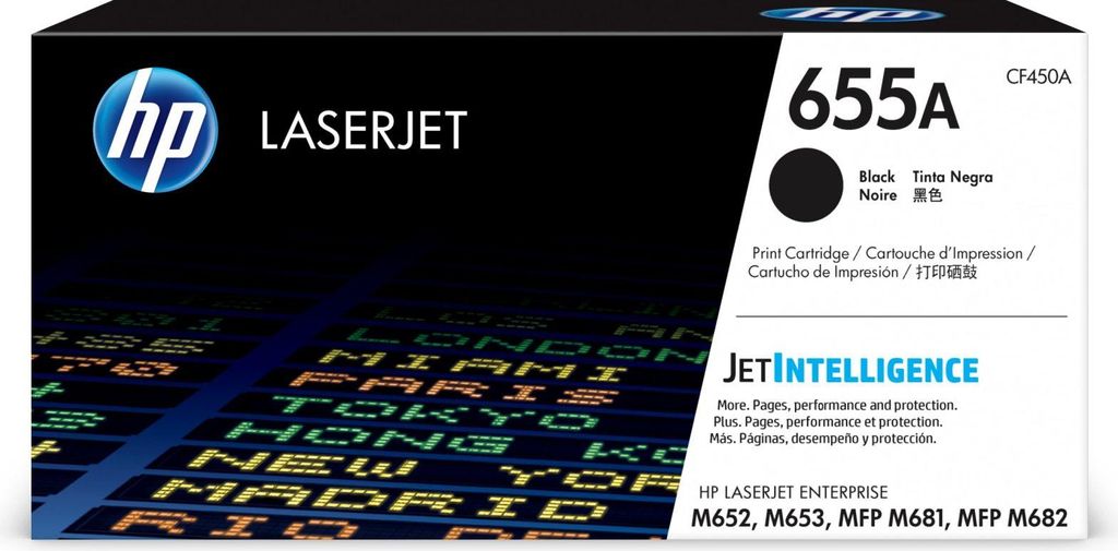 HP 655A - Schwarz - Original - LaserJet - Tonerpatrone Produktbild 