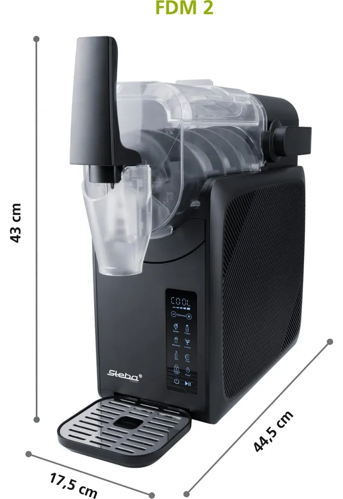 Machine à glaçons Steba FDM 2 - Appareil à glace pilée compact gris - 2
