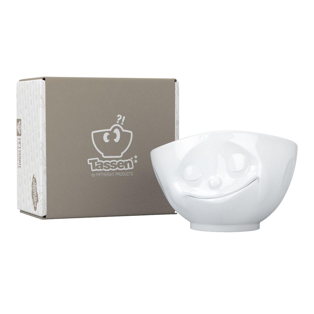 Fiftyeight Products Schale 1000 ml - glücklich weiß Produktbild 