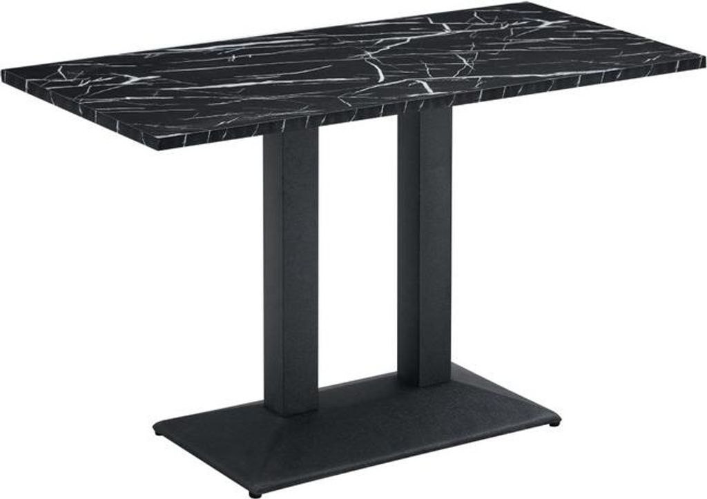 Kondela Bistro-Esstisch Rinaldo Typ 2 120x60 cm - schwarzer Produktbild 