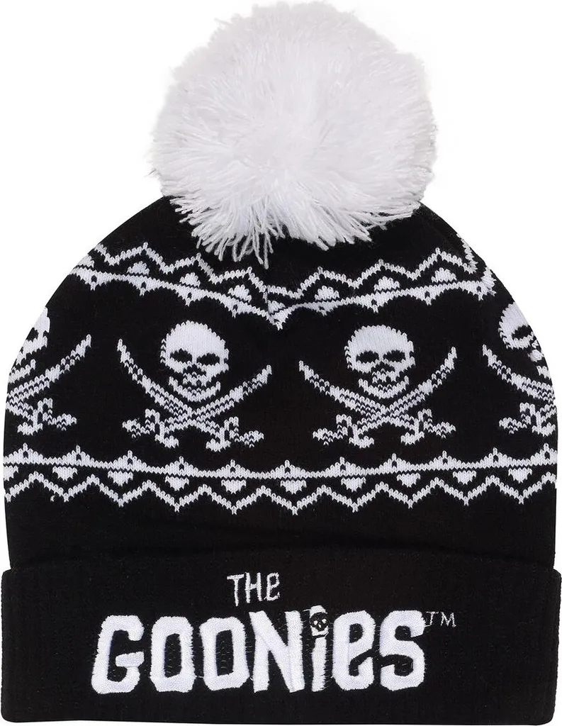 The Goonies Snow Beanie Crossbones | Berretto Neve Nero Unisex