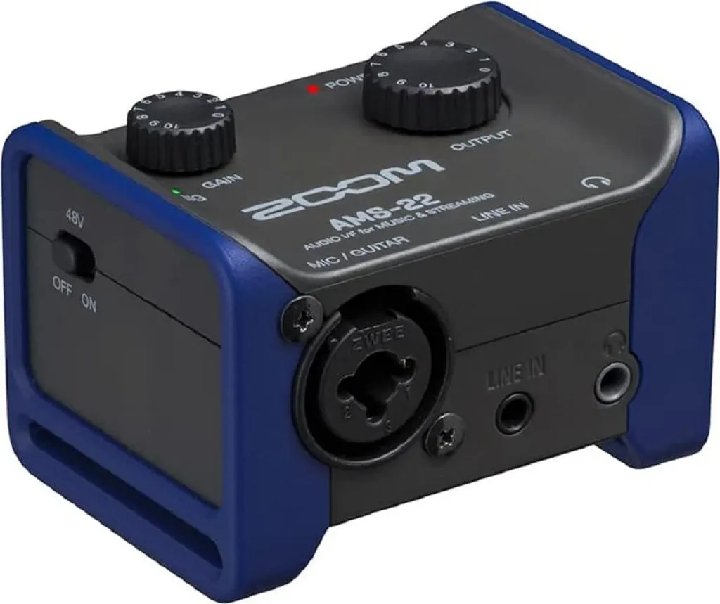 Zoom AMS-22 Mini Interface 2 Entrées 2 Sorties avec Mode Loopback Dédié - 2