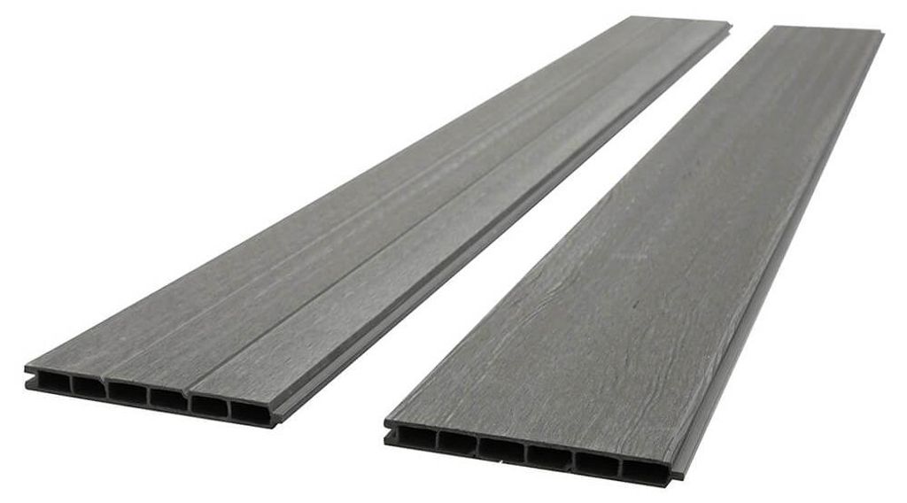 WPC Ersatzpaneel für Sichtschutzzaun Sichtschutz V2 grau,  Produktbild 