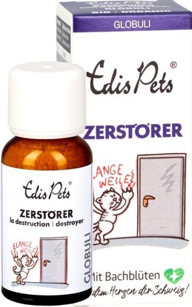 Edis Pets Zerstörer Bachblüten für Katzen
