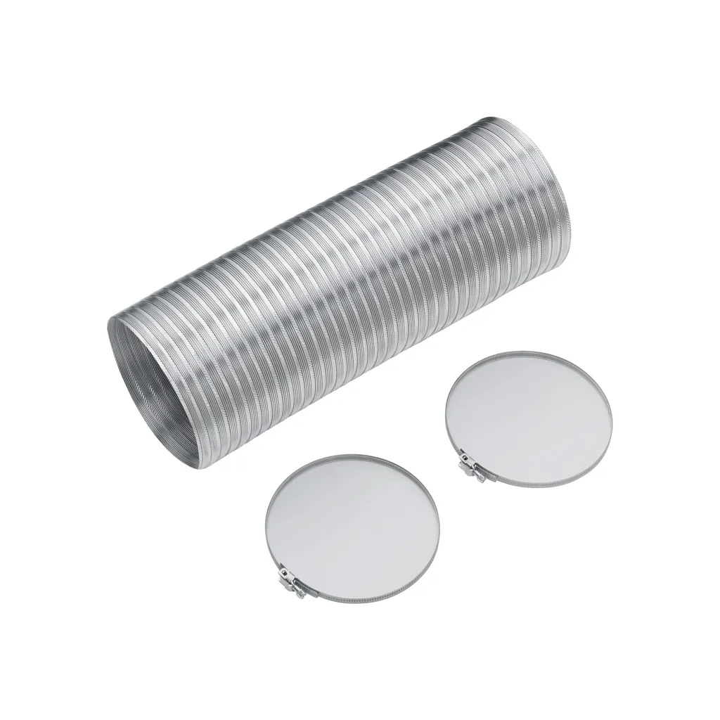 Gaine aluminium flexible pour hotte et extraction d'air cuisine AEG