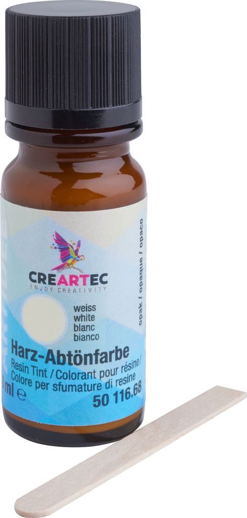 Harz-Abtönfarbe opak Weiß