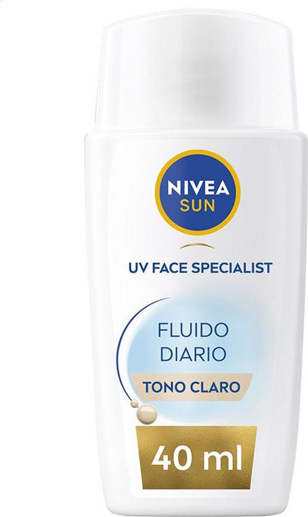 DAILY SUN FLUID Gesichtsschutz SPF50+ #heller Ton 40 ml