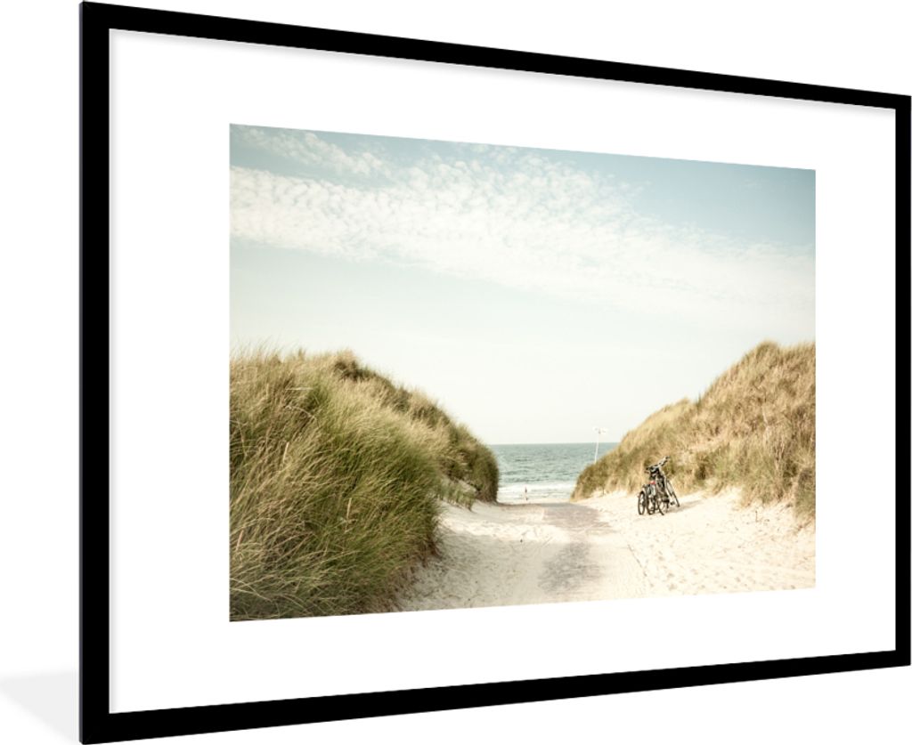MuchoWow® MuchoWow® Gerahmtes Poster Strand - Düne - Produktbild 