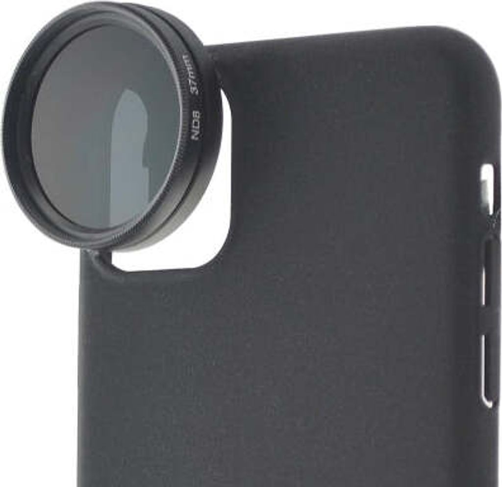 SYSTEM-S 5 Linsen Set Neutraldichtefilter Graufilter ND-Filter 37mm für iPhone 11 Pro Max