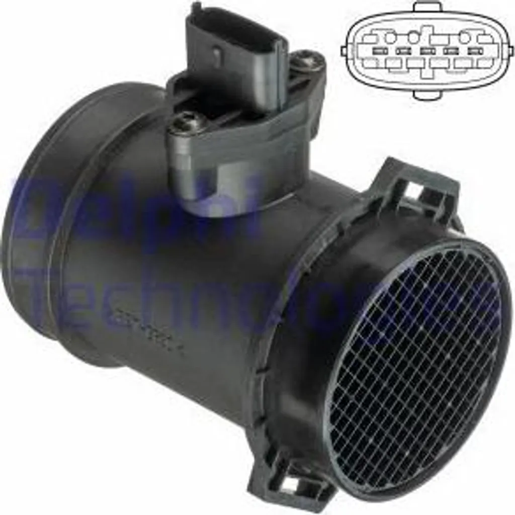 Débitmètre d'air OE Delphi AF10375-12B1 haute fiabilité 16400PDDX00