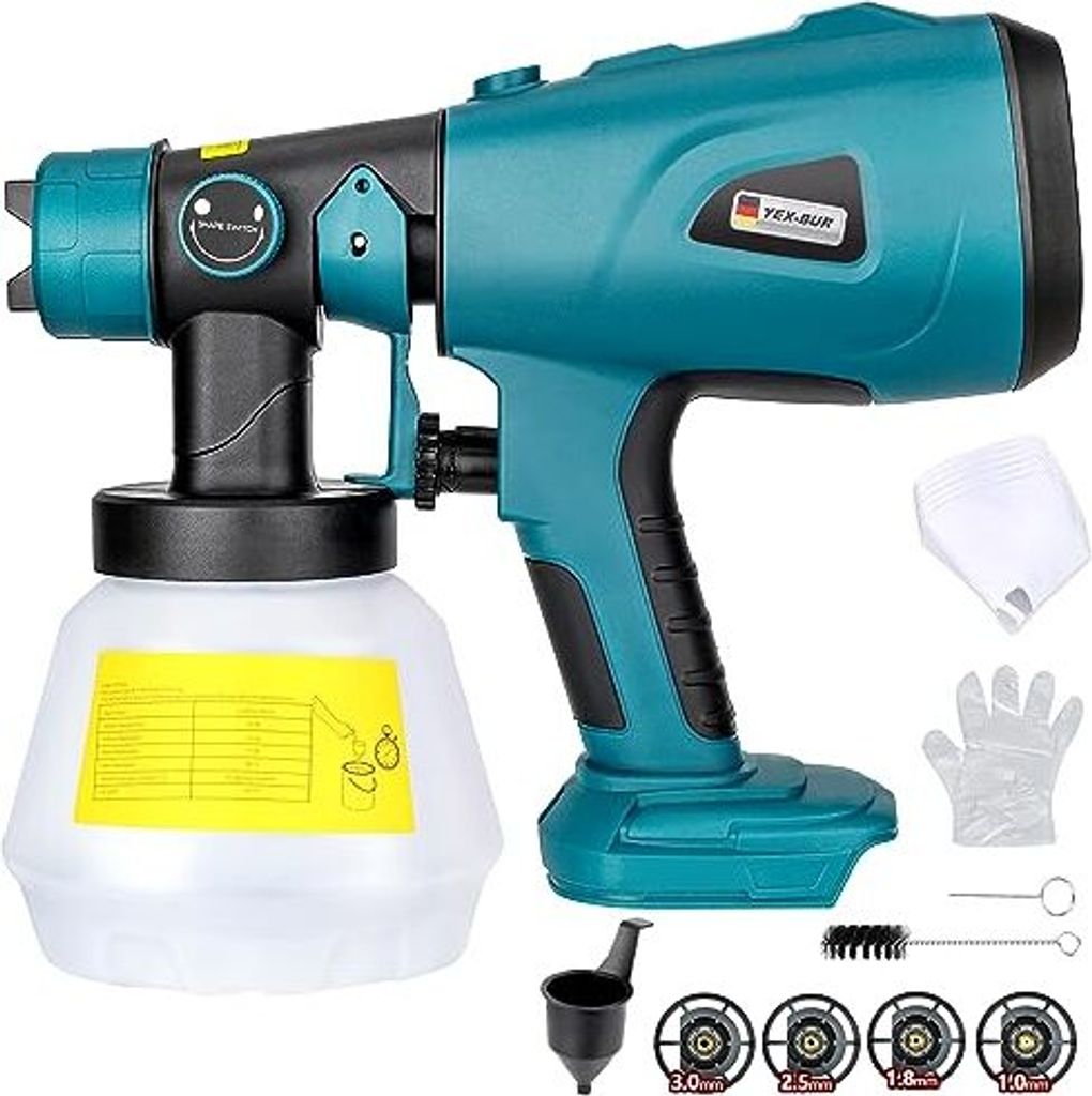 Batterie -Lack -Sprühsystem Makita 18 V Lithiumbatterie, Produktbild 