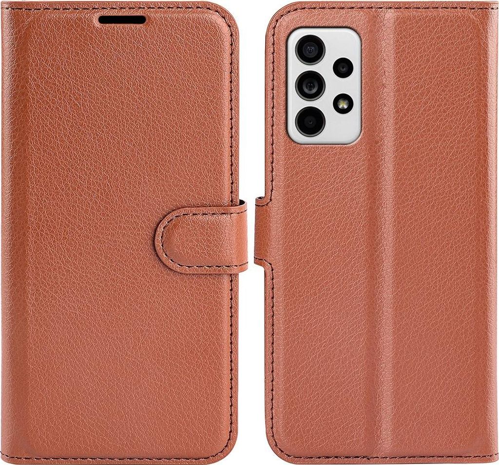 Samsung Galaxy A33 Hülle - Coverup Klapphülle - Braun