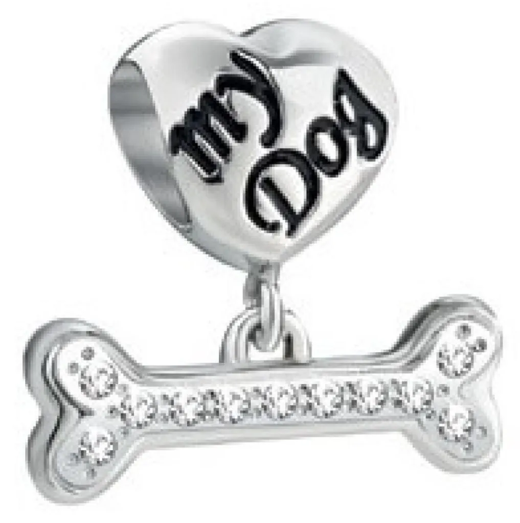 Médaille Pendentif Chien SCZ703 en Acier Inox - Bijou Animalier
