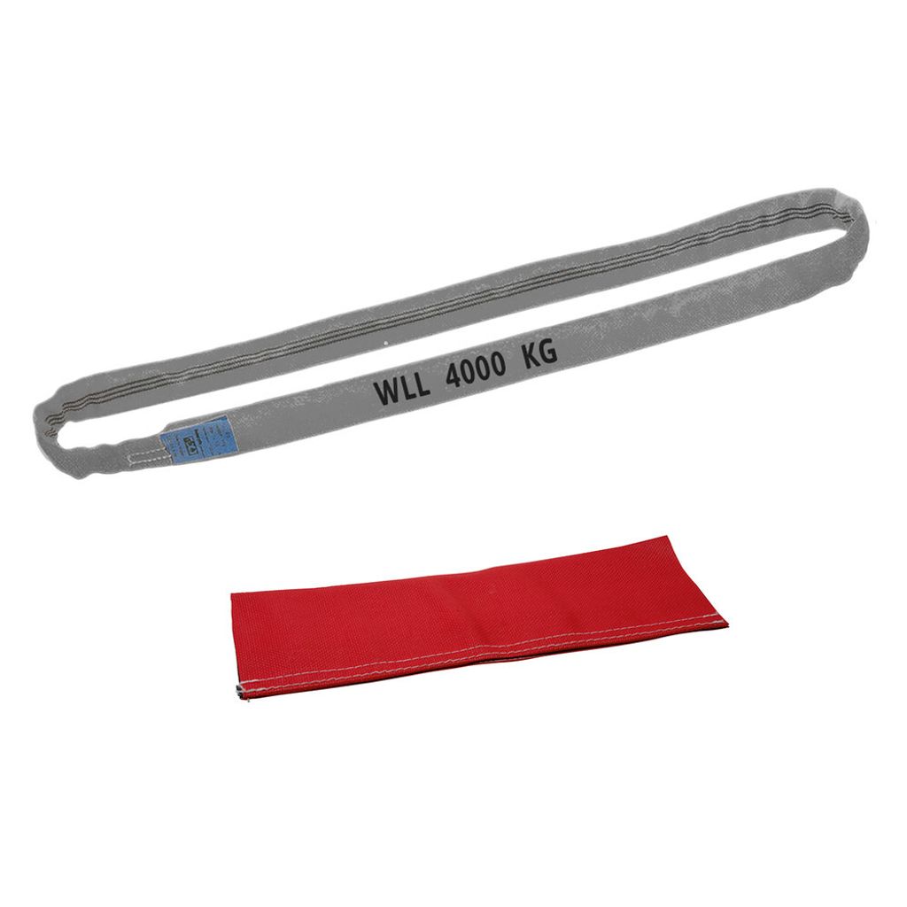 Dönges Rundschlinge EN1492-1, 4,0t, 4,0 m Nutzlänge, mit Kantenschoner