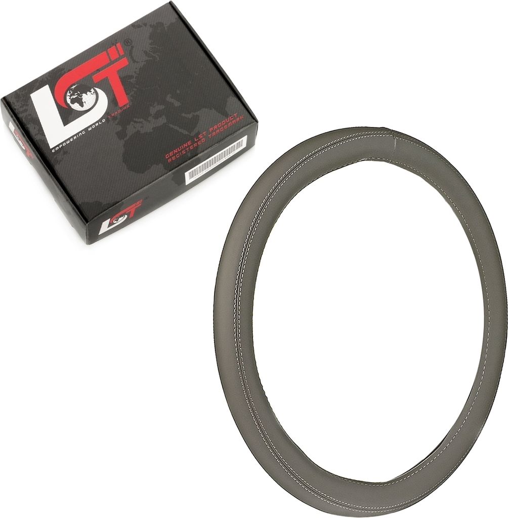 Lenkradbezug Ø 38x8,2cm Grau für ALFA ROMEO FIAT LANCIA SUBARU TOYOTA