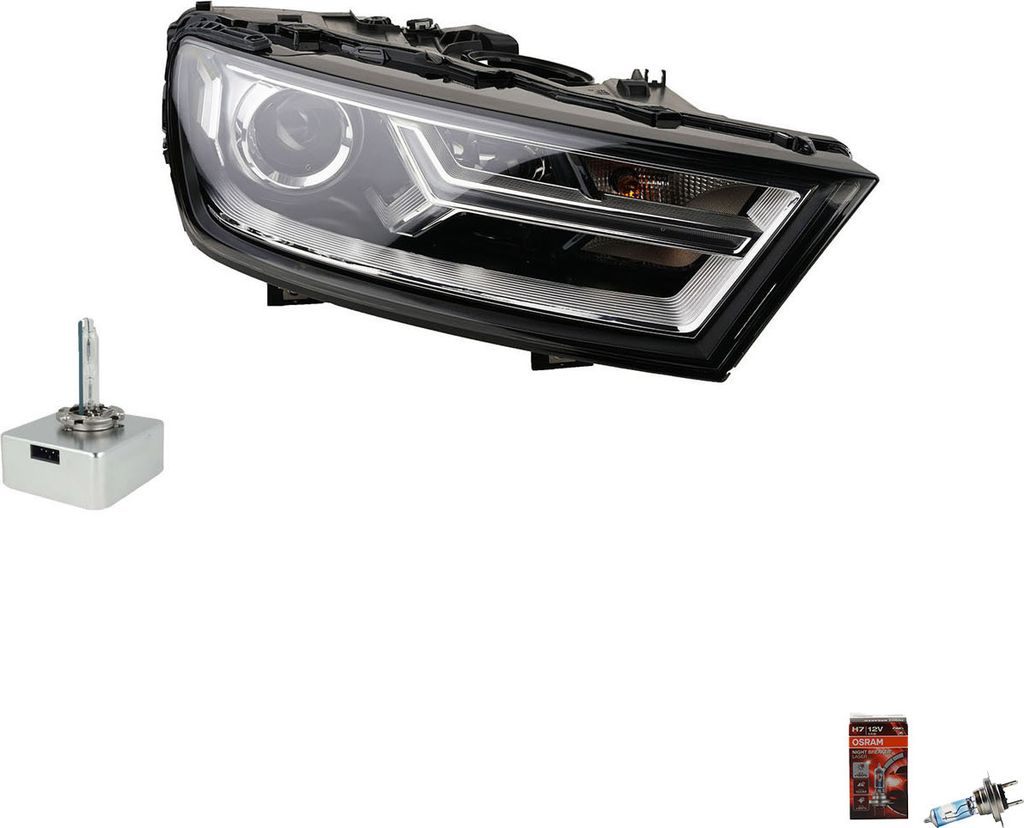 Scheinwerfer rechts + Osram Night Breaker Laser passend für Audi Q7 4M TFL LED 4M0941044C 4M0941044 Johns