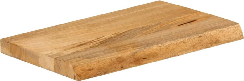 vidaXL Tischplatte mit Baumkante 60x40x3,8 cm Massivholz Mango