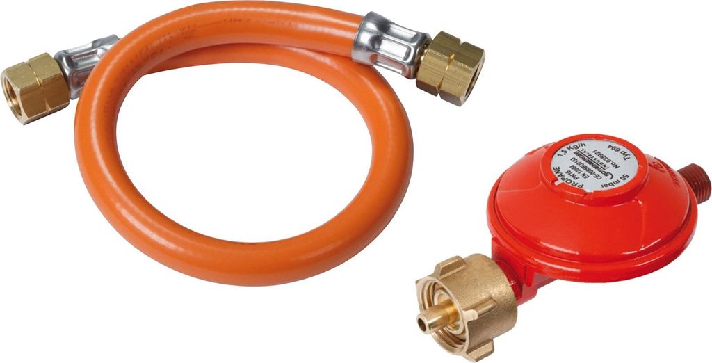 ROTHENBERGER Industrial Set 40 cm Gasschlauch & Druckregler Propan 50 mbar 2X G 1/4 EN 16436-1 - 1500005305