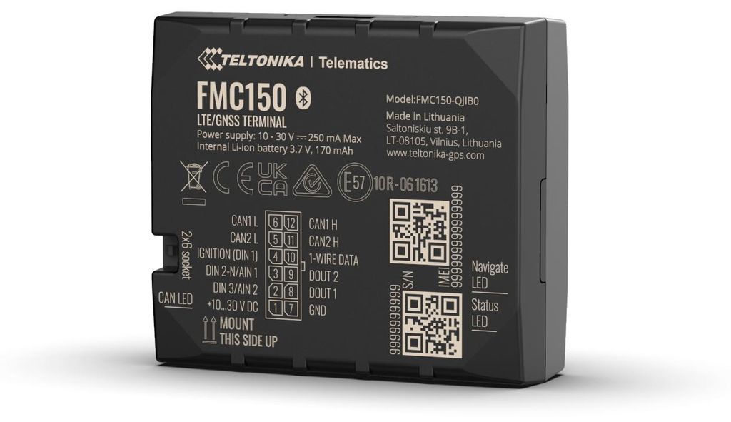 TELTONIKA TELEMATICS FMC150 4G Cat 1 GNSS/GSM/Bluetooth Produktbild 