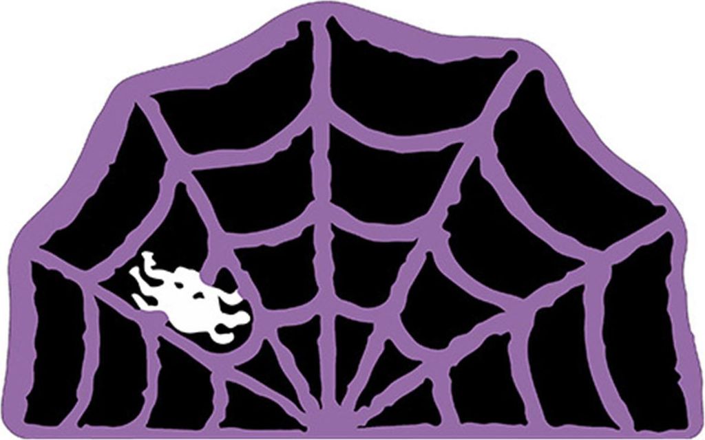 Halloween-Willkommens-Fußmatte, halbkreisförmig, Spinnennetz, Fledermaus, Totenkopf, Kürbisform, Bodenmatte, rutschfeste Eingangsmatte für die ...