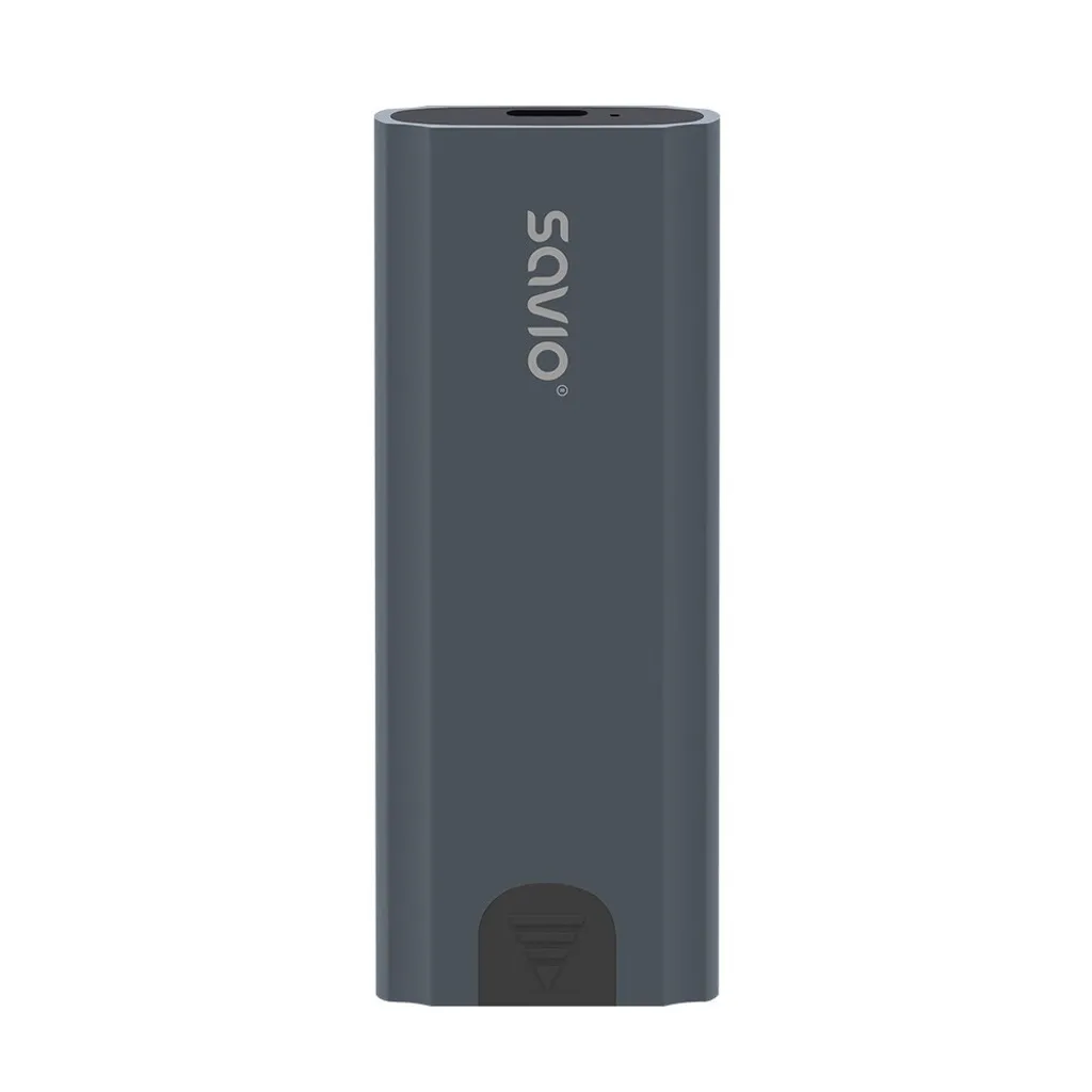 Savio AK-67 Enclosure SSD M.2 Grigio Siderale USB-C 3.1 NVMe