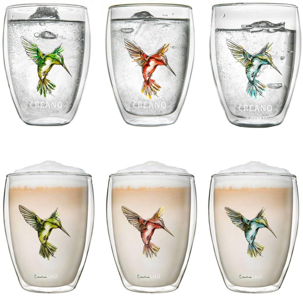 Creano doppelwandige Tee-Gläser, Cappuccino-Glas, Produktbild 