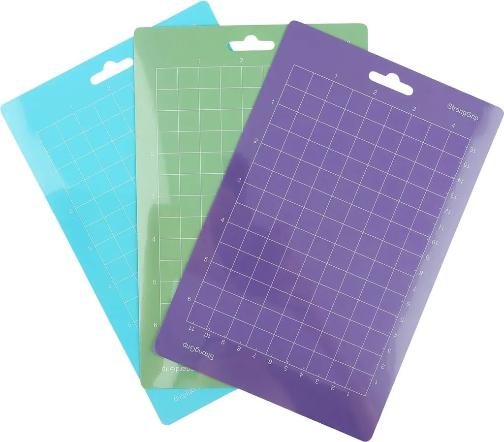 Set de 12 Tapis Adhésifs Multi-Grip pour Cricut Joy - 3 Couleurs et Tailles