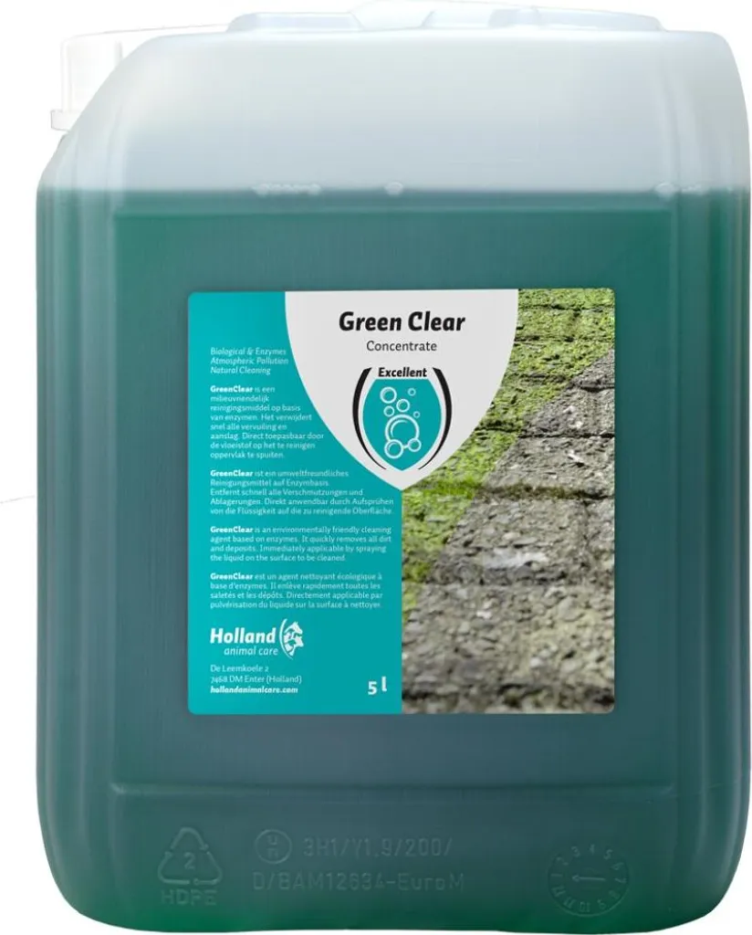 Detergente GreenClear Depositi Verdi: Soluzione Anti-Alghe Esterni 5L