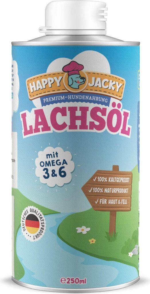 HAPPY JACKY Lachs-Öl 250ml | 250ml