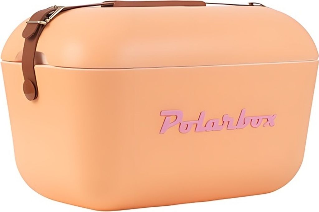 Kreher Kühlbox Passive Kühlbox Kühltaschen Polar in Retro Vintage Design aus Kunststoff mit polystyrol (Airpop) thermische Isolierung - 20L, S...