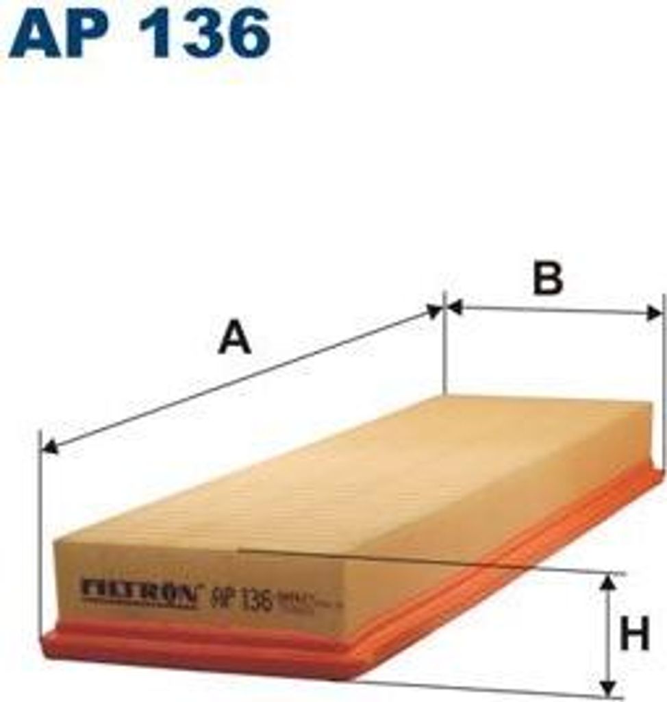 FILTRON AP 136 Luftfilter OE 7700261097 kompatibel mit Safrane