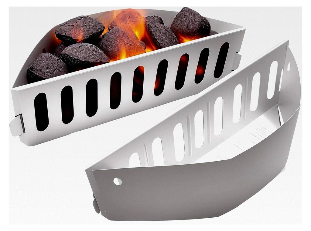 Holzkohlekorb für BBQ-Zubehör, kompatibel mit Weber 7403 und 57 cm Kesselzubehör
