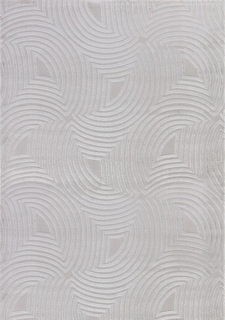 Tapis de Couloir 80x250 Gris Antidérapant et Doux au Toucher Effet 3D