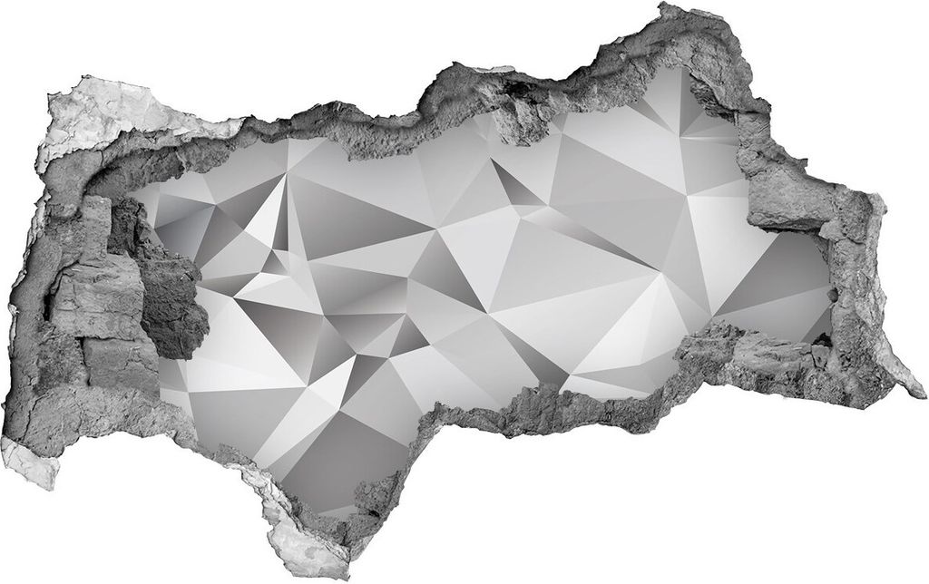 Selbstklebender Loch-3D-Aufkleber 95x73 cm 3D-Abstraktion