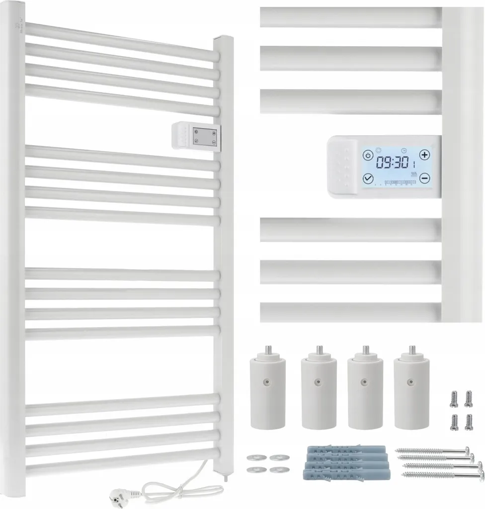 Radiateur de salle de bains PARIS 500W blanc - Chauffage mural compact