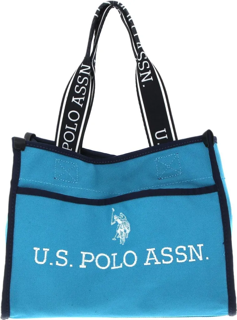 Sac à épaule Halifax turquoise U.S. POLO ASSN. avec finitions premium