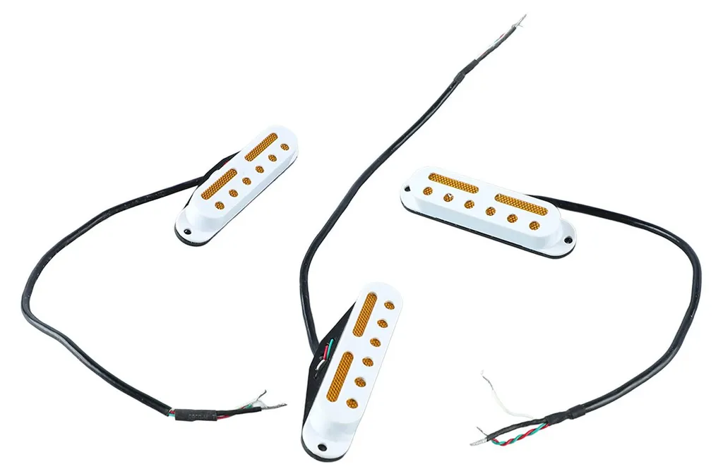 Éliminez les Parasites : Lot 3 Micros Simple Bobinage Blanc pour Guitare - 9