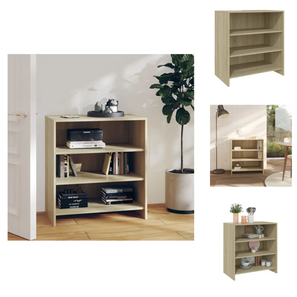 Madia vidaXL 70x40,5x75 cm Legno Rovere Sonoma | Design Lineare