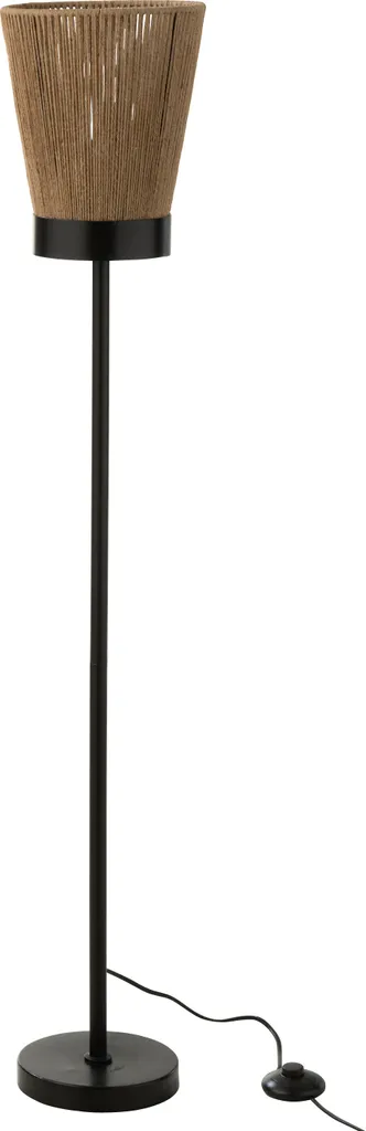 J-Line Lampadaire Luna Jute Beige Large - Luminaire Design 150cm