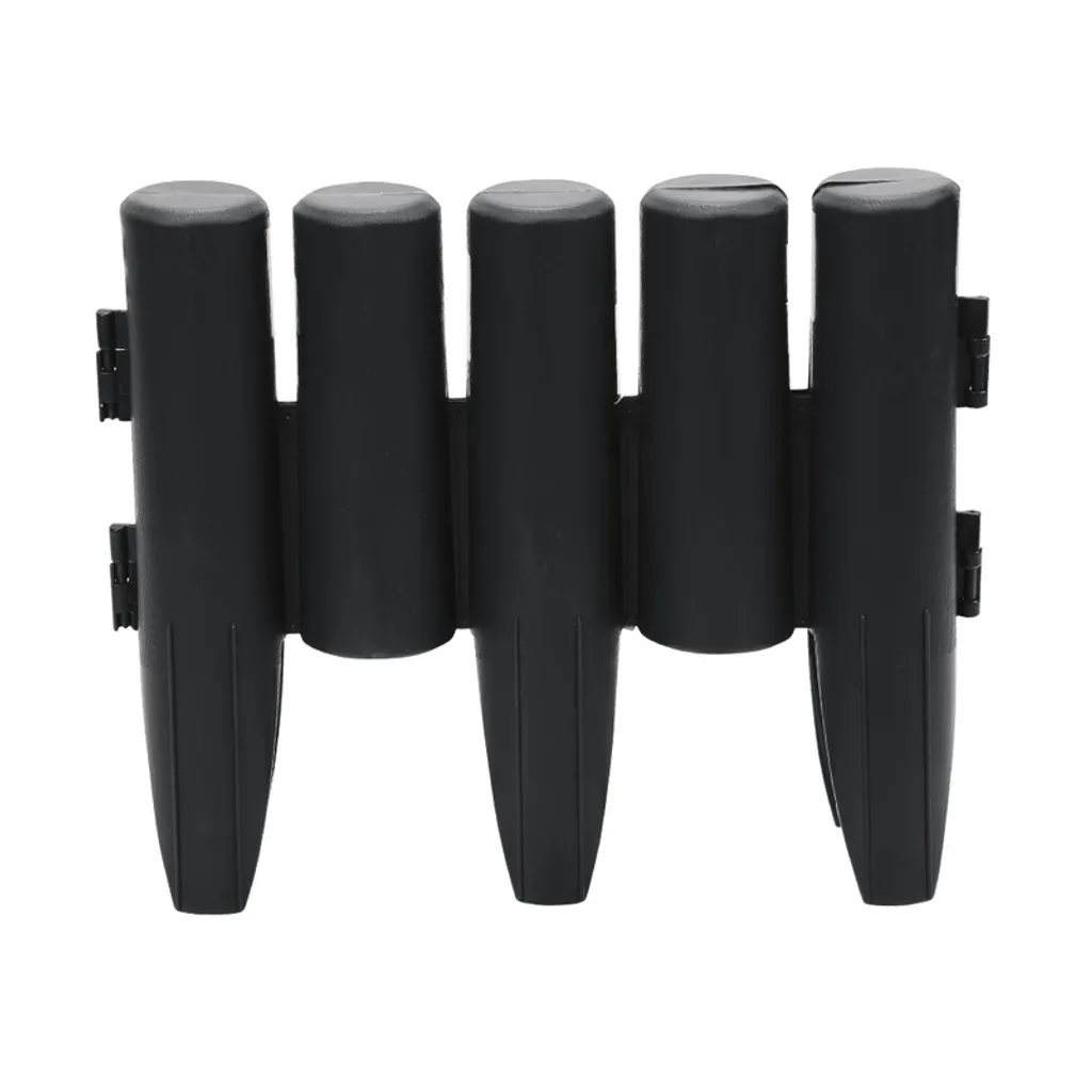 Jiubiaz 20 Bordures de Pelouse en PP Brun, Palissade de Jardin 2,8m
