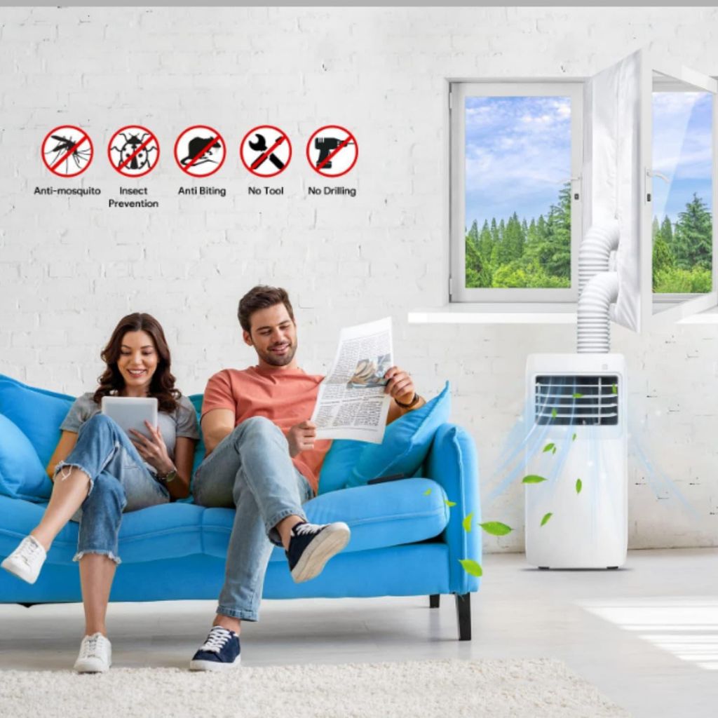 Těsnění oken pro klimatizaci – 500 cm, bariéra proti Obrázek produktu 